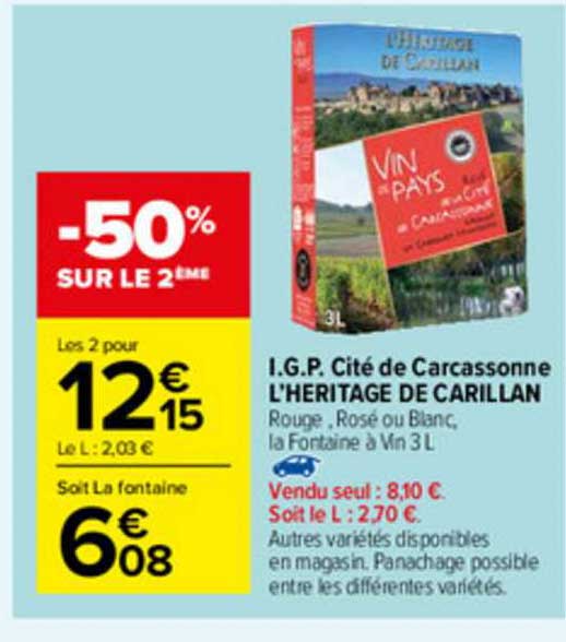 i.g.p. cité de carcassonne l'héritage de carillan