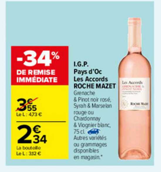 i.g.p. pays d'oc les accords roche mazet