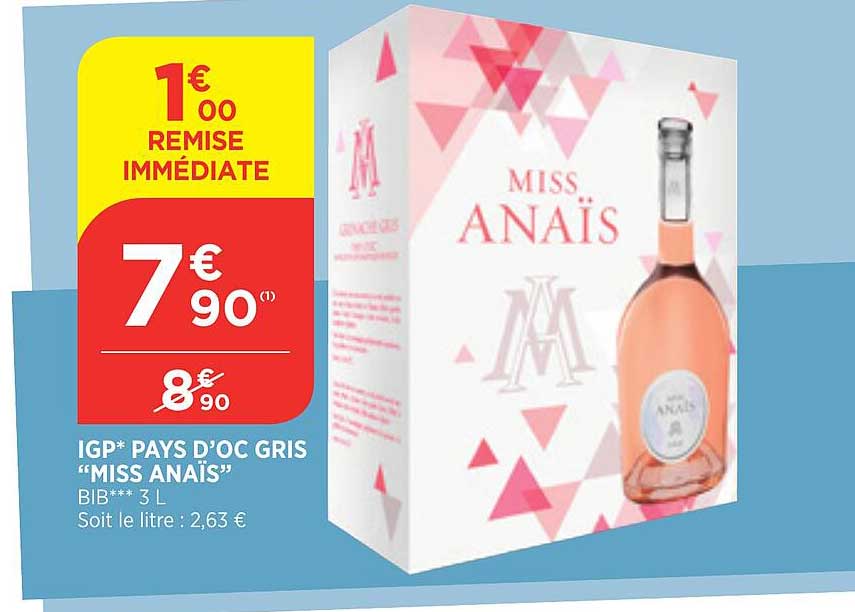 Igp Pays D'oc Gris "miss Anaïs"