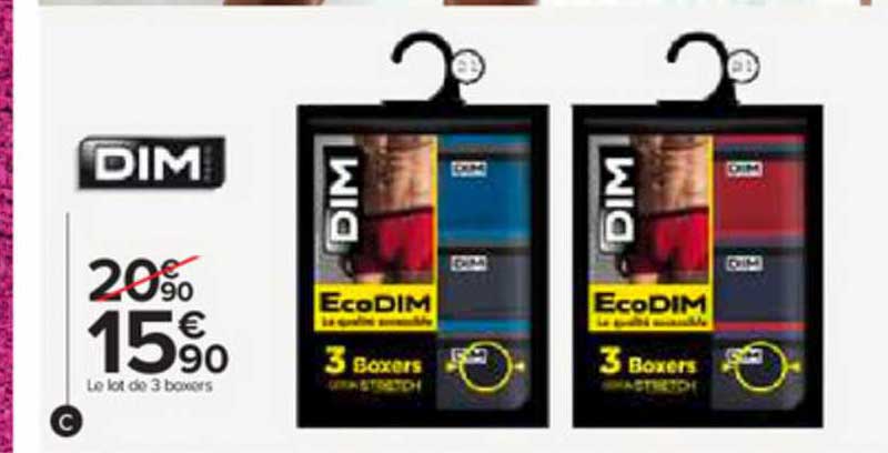 Le Lot De 3 Boxers Dim