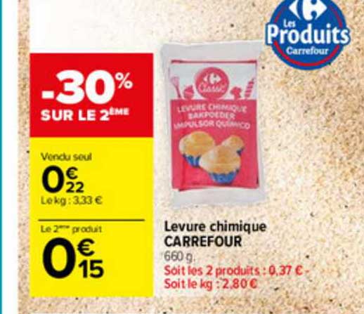 Levure Chimique Carrefour