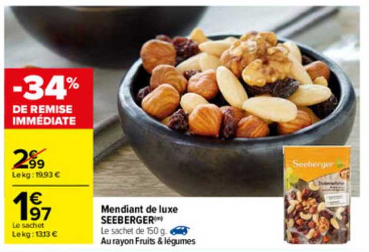 mendiant de luxe seeberger