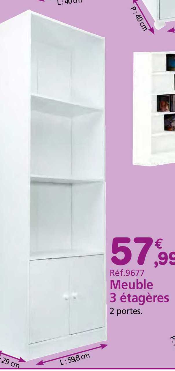 Meuble à étagères