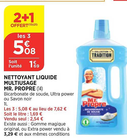 nettoyant liquide multiusage mr. propre