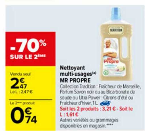 nettoyant multi-usages mr propre