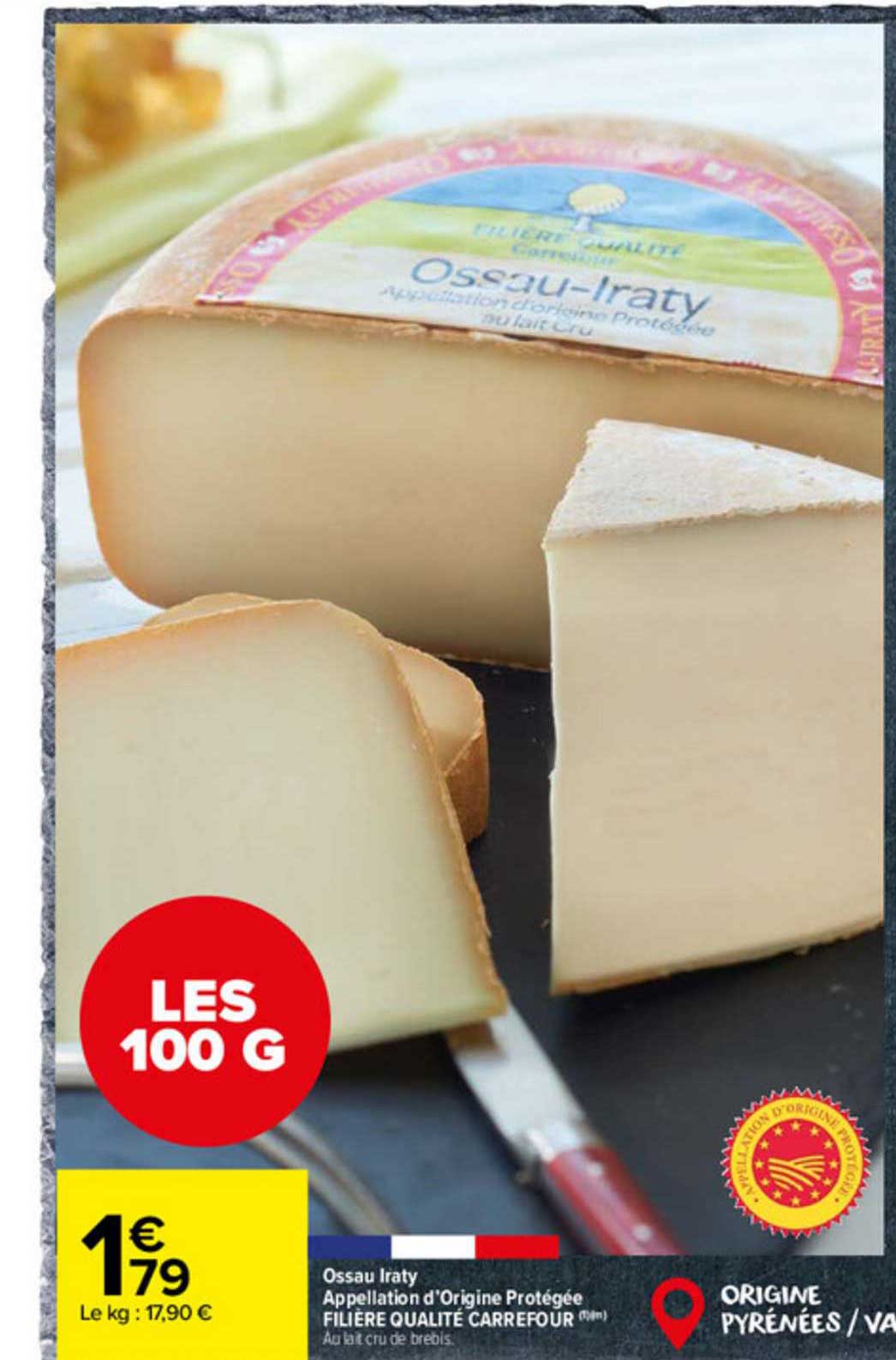 ossau iraty appellation d'origine protégée filière qualité carrefour