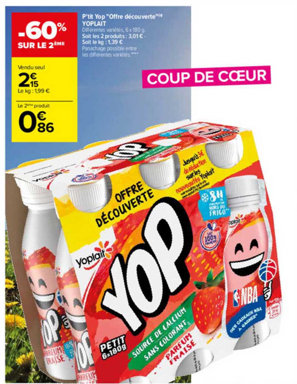 P'tit Yop "offre Découverte" Yoplait