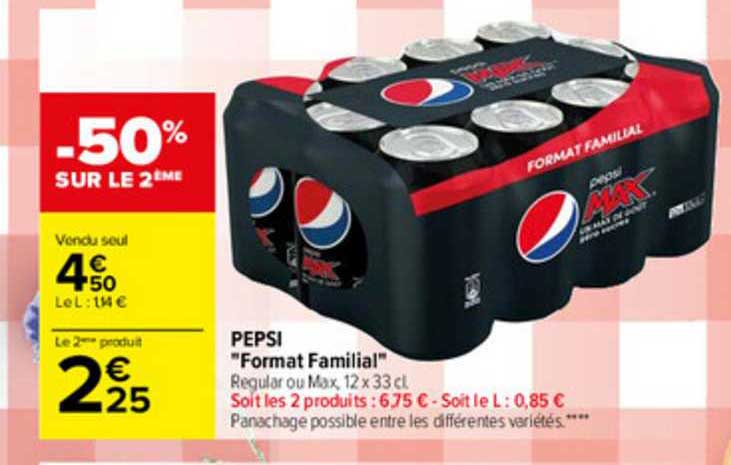 Pepsi "format Familial"