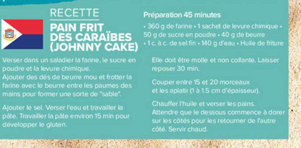 recette pain frit des caraïbes (johnny cake)