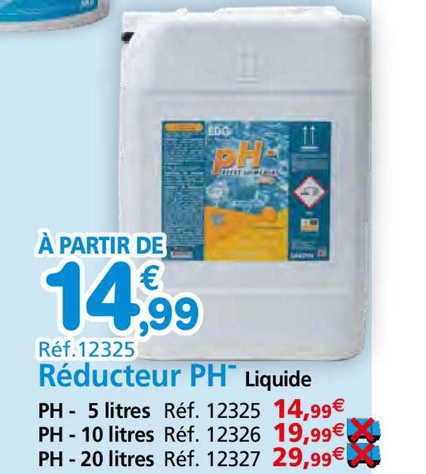 réducteur ph moins liquide