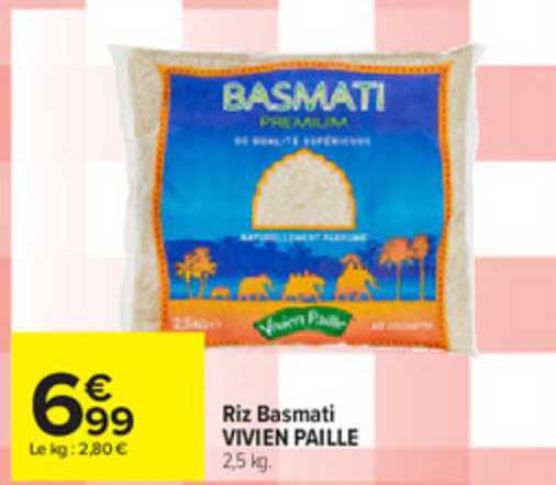 riz basmati vivien paille