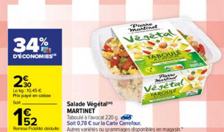 Salade Végétal Martinet