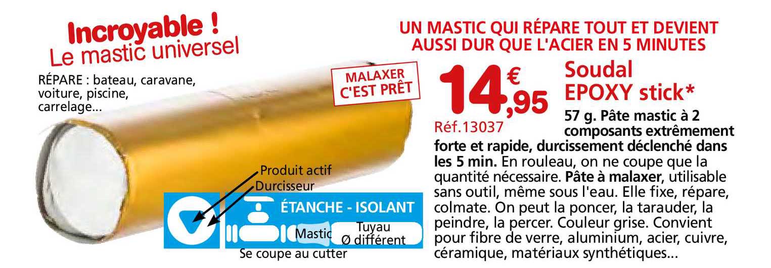 soudal epoxy stick