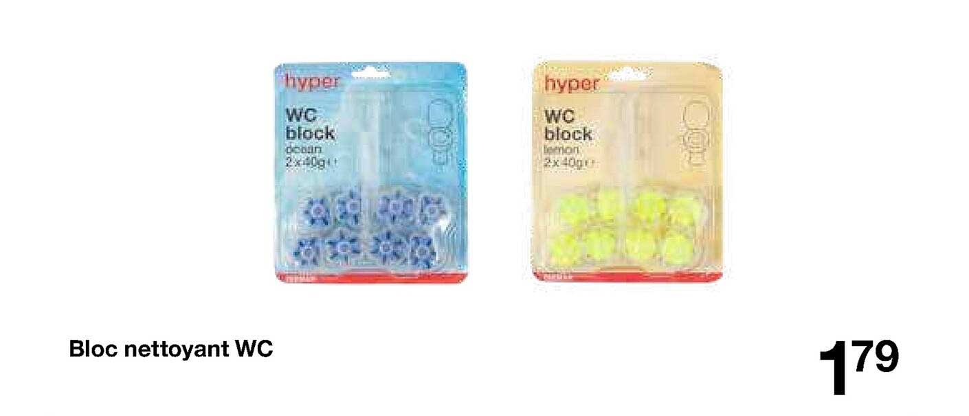 bloc nettoyant wc hyper
