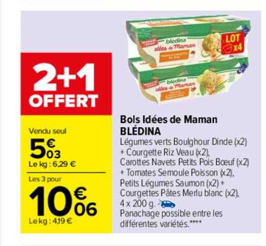 Bols Idées De Maman Blédina