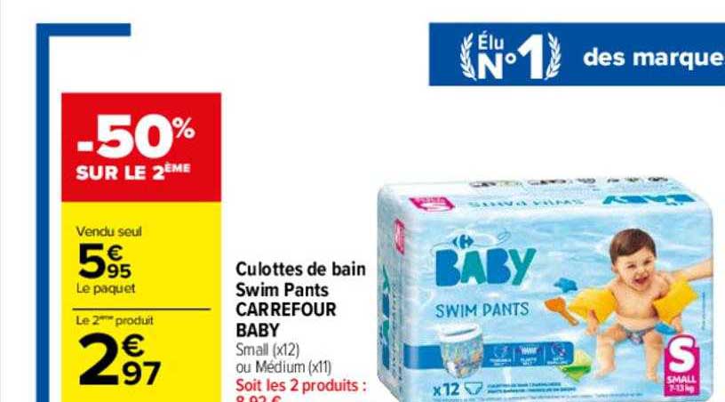 culottes de bain swim pants carrefour baby