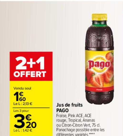Jus De Fruits Pago