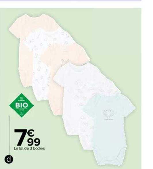 Le Lot De 3 Bodies Tex