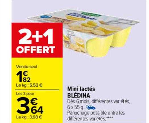 Mini Lactés Blédina