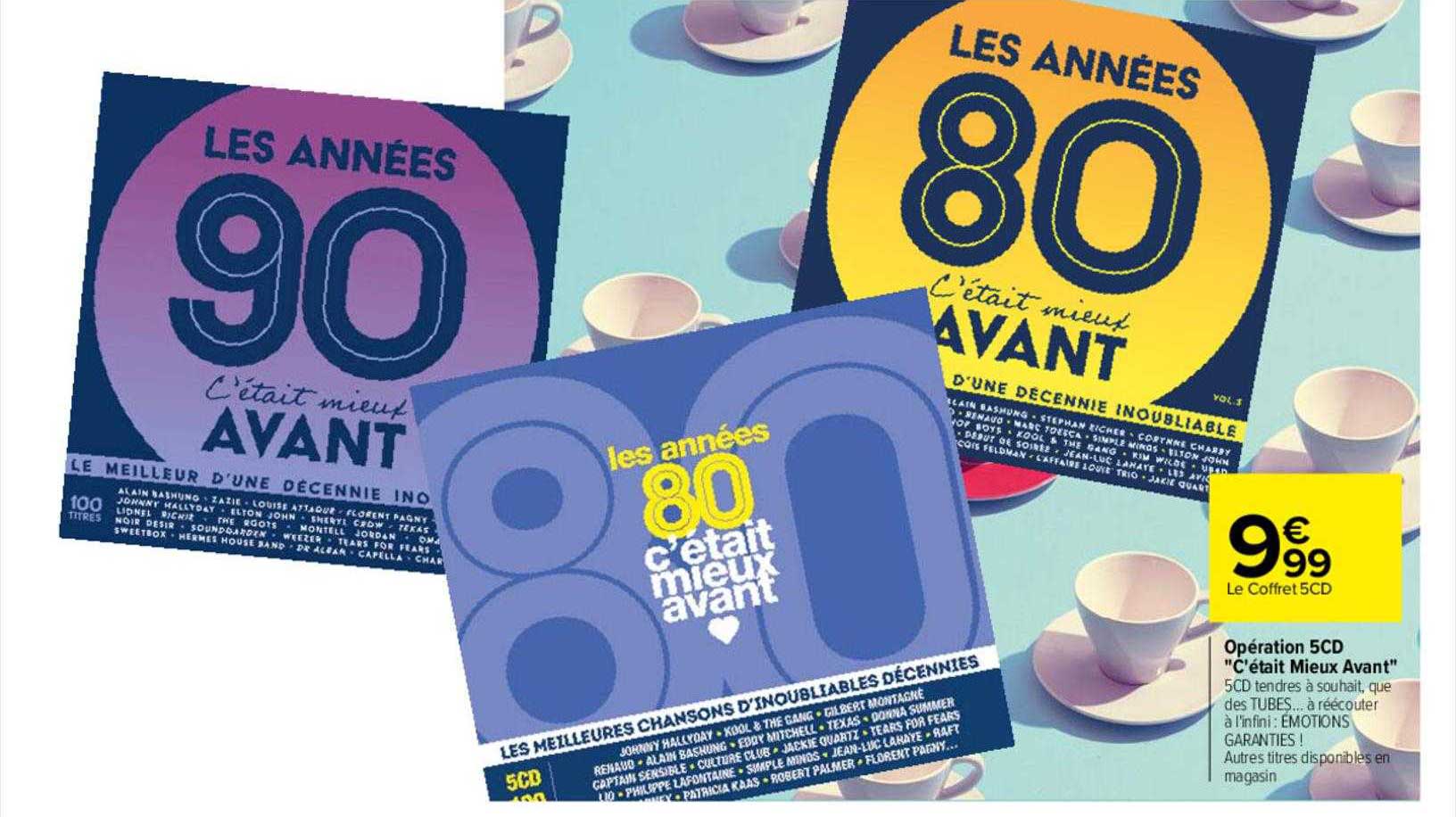 opération 5cd "c'était mieux avant"