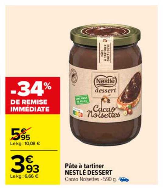 Pâte à Tartiner Nestlé Dessert