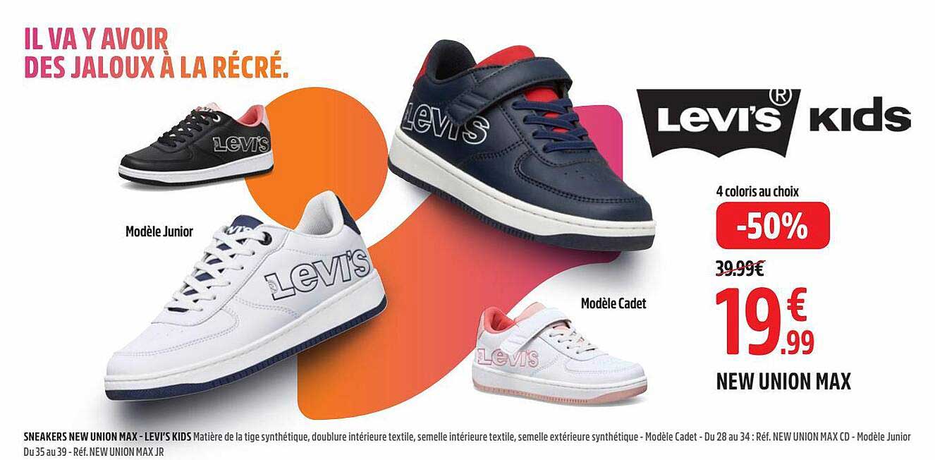 sneakers new union max - levi's kids