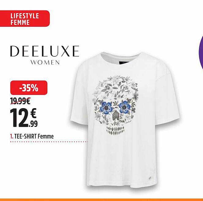 tee-shirt femme deeluxe
