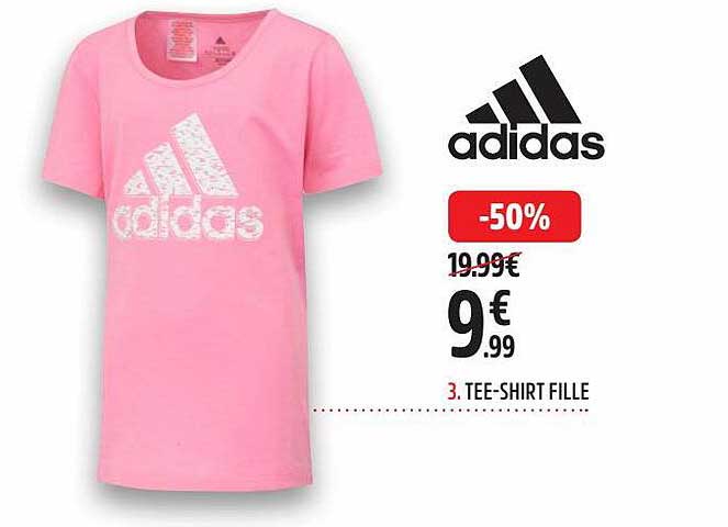 tee-shirt fille adidas