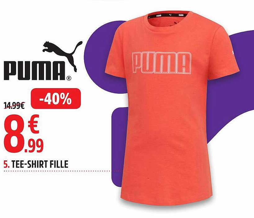 tee-shirt fille puma