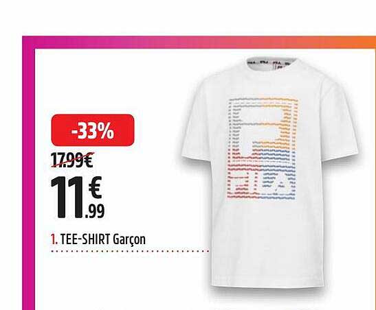 tee-shirt garçon
