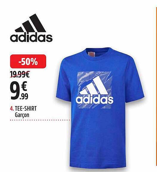 tee-shirt garçon adidas