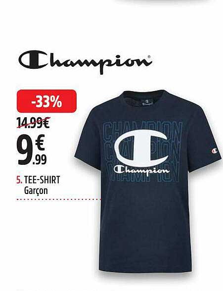 tee-shirt garçon champion