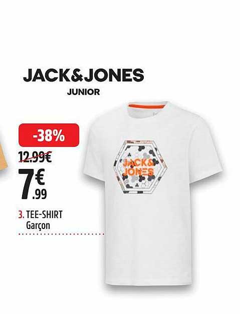tee-shirt garçon jack&jones junior