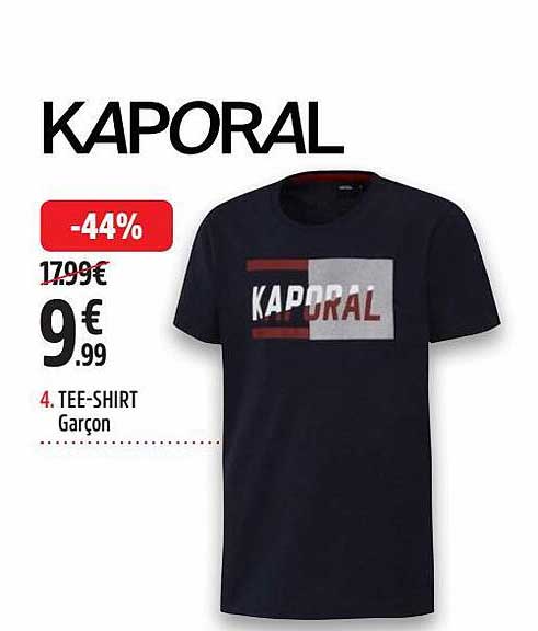 tee-shirt garçon kaporal