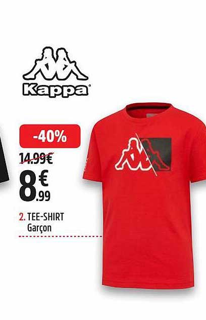 tee-shirt garçon kappa