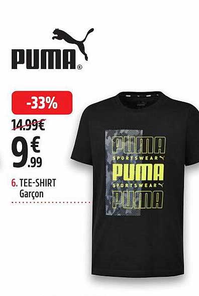 tee-shirt garçon puma