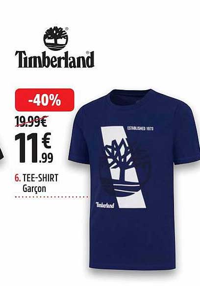 tee-shirt garçon timberland