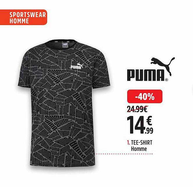 tee-shirt homme puma