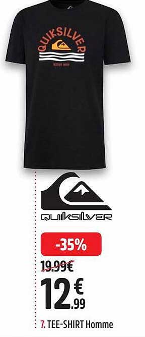 tee-shirt homme quiksilver