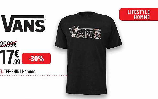 tee-shirt homme vans