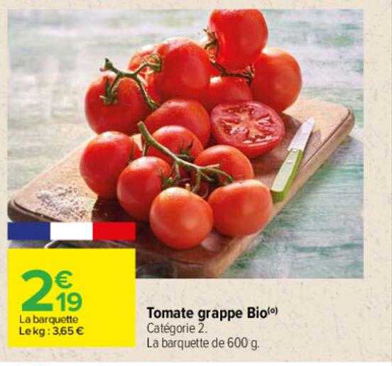 Tomate Grappe Bio