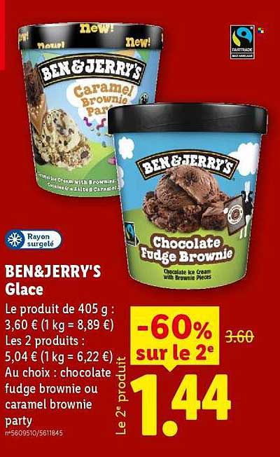 BEN&JERRY'S Glace