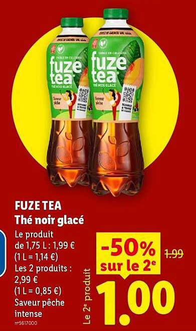 Fuze Tea Thè noir glacé