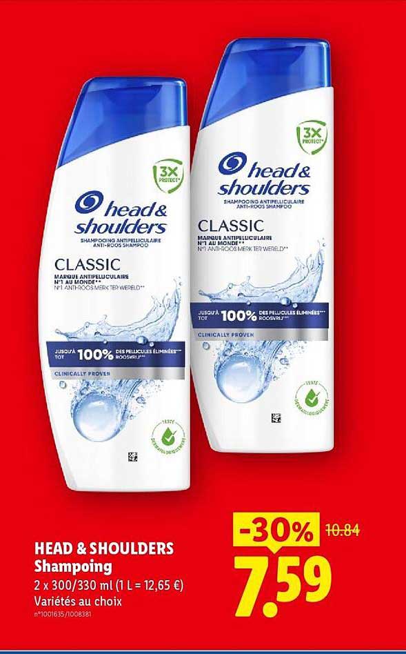 Head & Shoulders Shampooing