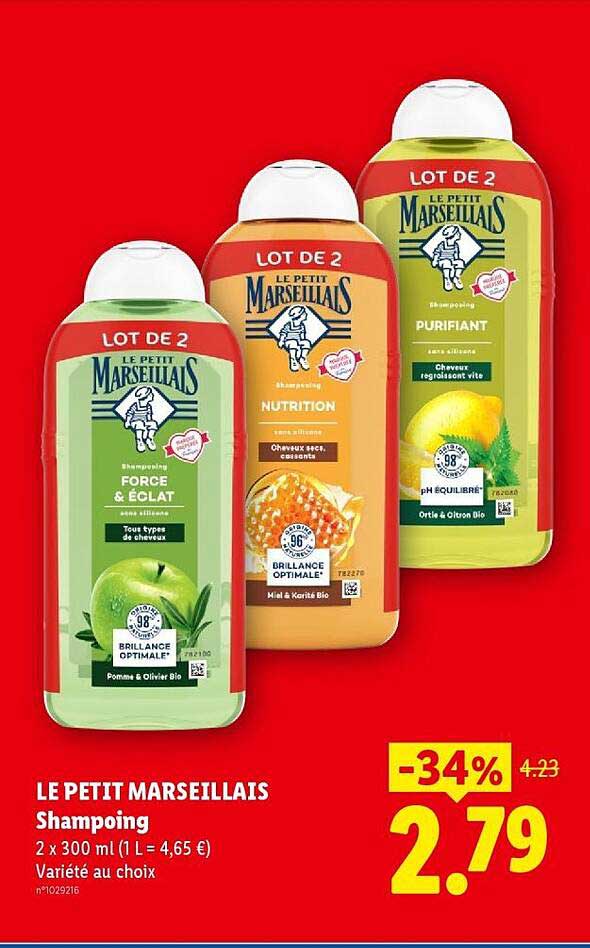 LE PETIT MARSEILLAIS Shampoing