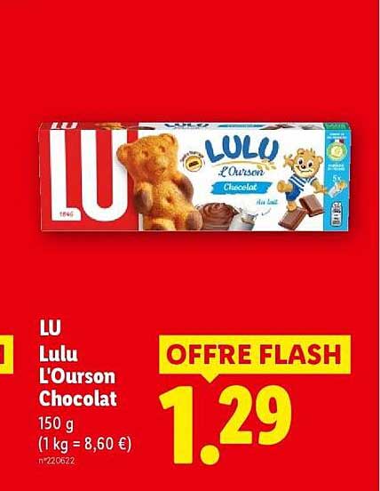 LU Lulu L'Ourson Chocolat