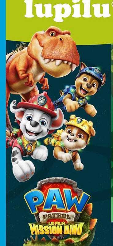lupilu PAW Patrol Le film Mission Dino