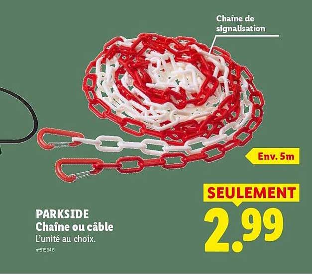 PARKSIDE Chaîne ou câble