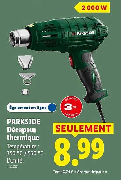 PARKSIDE Décapeur thermique