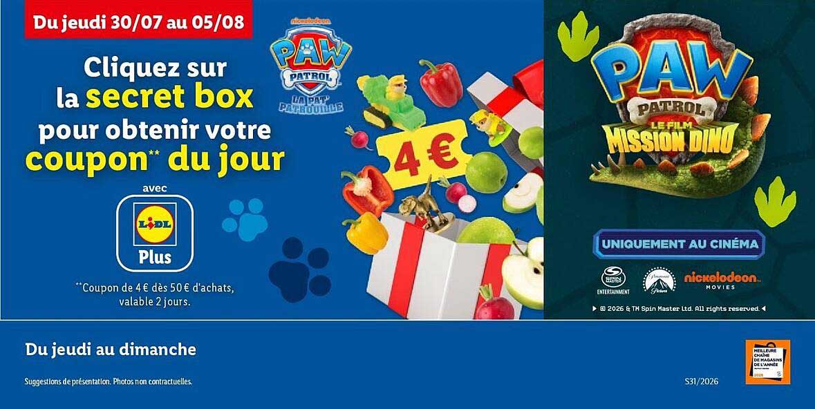 PAW Patrol Le Film Mission Dino